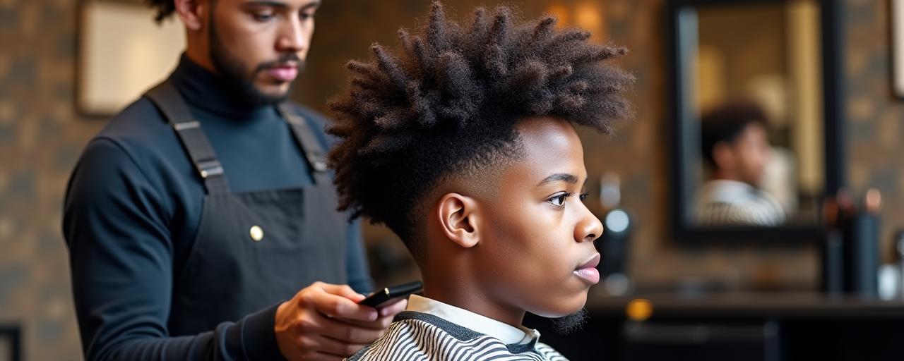 Curly textured hair specialist afro taper Dublin