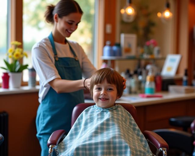 Children's haircuts family friendly barbershop Dublin