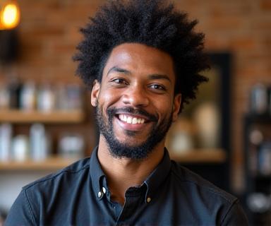 Textured hair curl specialist barber